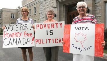 Threee sisters on poverty free canada